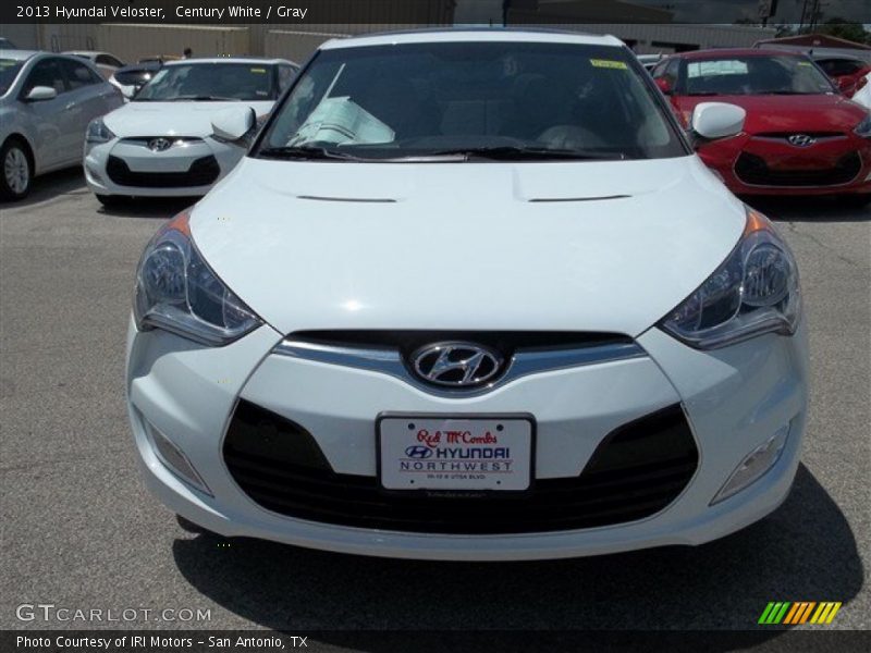 Century White / Gray 2013 Hyundai Veloster