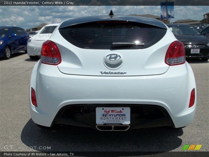 Century White / Gray 2013 Hyundai Veloster