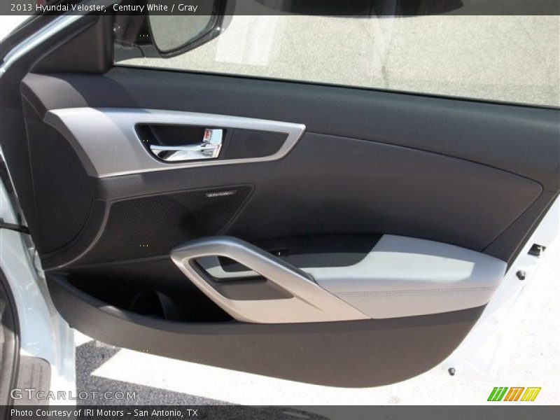 Century White / Gray 2013 Hyundai Veloster