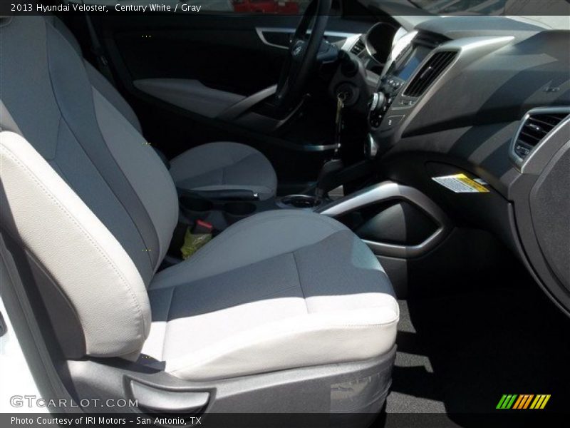 Century White / Gray 2013 Hyundai Veloster