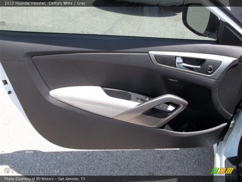 Century White / Gray 2013 Hyundai Veloster