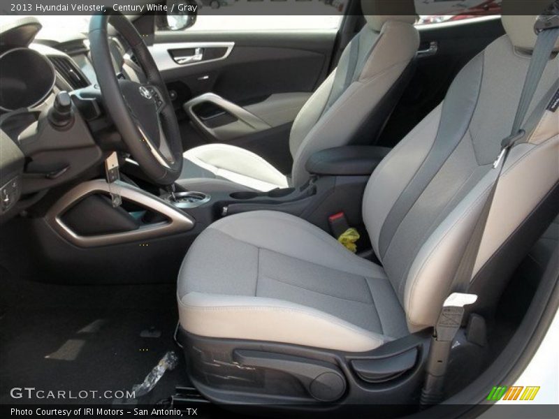 Century White / Gray 2013 Hyundai Veloster