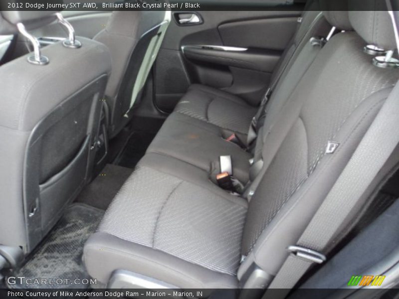 Brilliant Black Crystal Pearl / Black 2012 Dodge Journey SXT AWD
