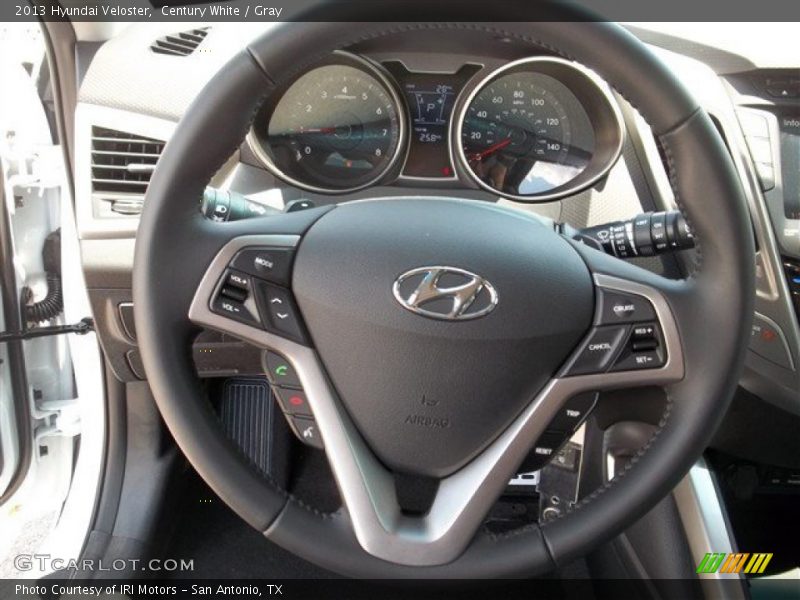 Century White / Gray 2013 Hyundai Veloster