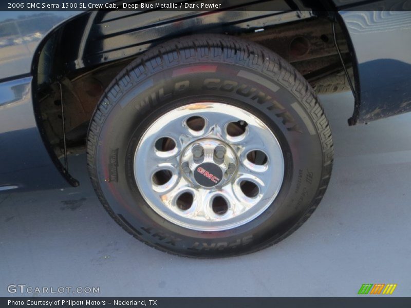 Deep Blue Metallic / Dark Pewter 2006 GMC Sierra 1500 SL Crew Cab