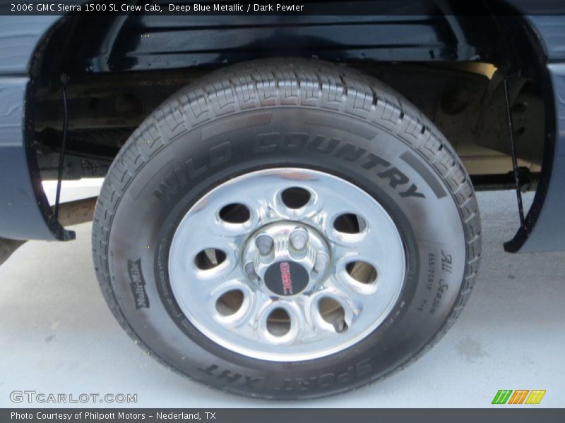 Deep Blue Metallic / Dark Pewter 2006 GMC Sierra 1500 SL Crew Cab