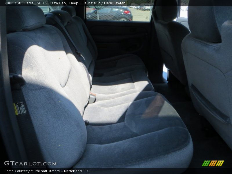 Deep Blue Metallic / Dark Pewter 2006 GMC Sierra 1500 SL Crew Cab