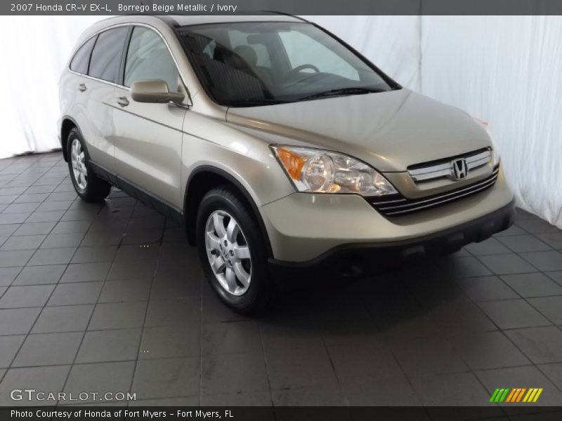 Borrego Beige Metallic / Ivory 2007 Honda CR-V EX-L