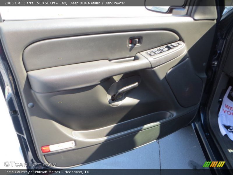Deep Blue Metallic / Dark Pewter 2006 GMC Sierra 1500 SL Crew Cab