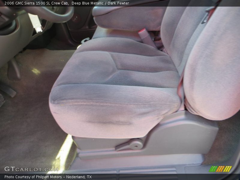 Deep Blue Metallic / Dark Pewter 2006 GMC Sierra 1500 SL Crew Cab