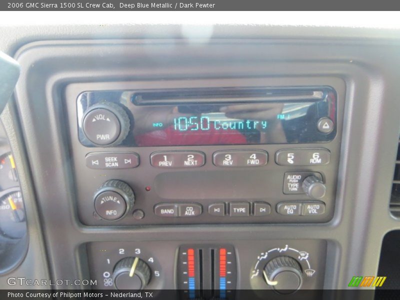 Deep Blue Metallic / Dark Pewter 2006 GMC Sierra 1500 SL Crew Cab