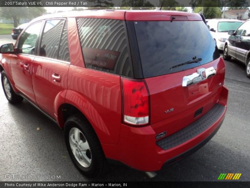 Chili Pepper Red / Tan 2007 Saturn VUE V6