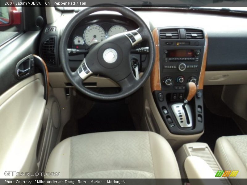 Chili Pepper Red / Tan 2007 Saturn VUE V6