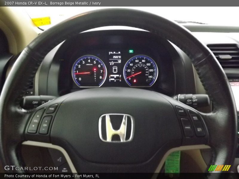 Borrego Beige Metallic / Ivory 2007 Honda CR-V EX-L