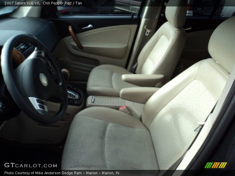 Chili Pepper Red / Tan 2007 Saturn VUE V6