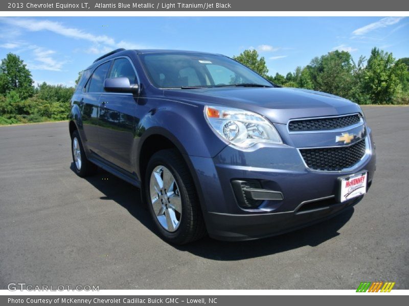 Atlantis Blue Metallic / Light Titanium/Jet Black 2013 Chevrolet Equinox LT