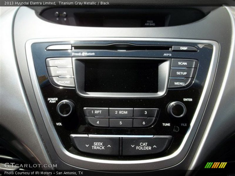 Titanium Gray Metallic / Black 2013 Hyundai Elantra Limited