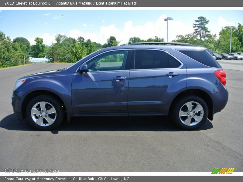 Atlantis Blue Metallic / Light Titanium/Jet Black 2013 Chevrolet Equinox LT