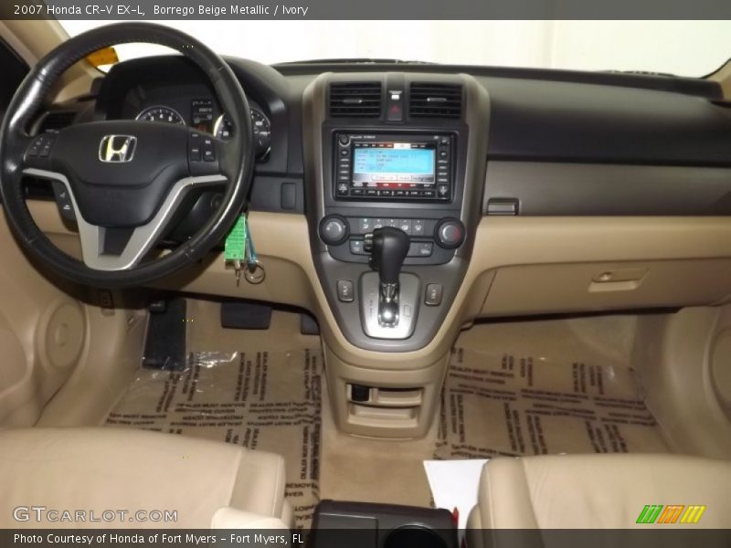 Borrego Beige Metallic / Ivory 2007 Honda CR-V EX-L