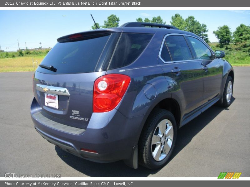 Atlantis Blue Metallic / Light Titanium/Jet Black 2013 Chevrolet Equinox LT