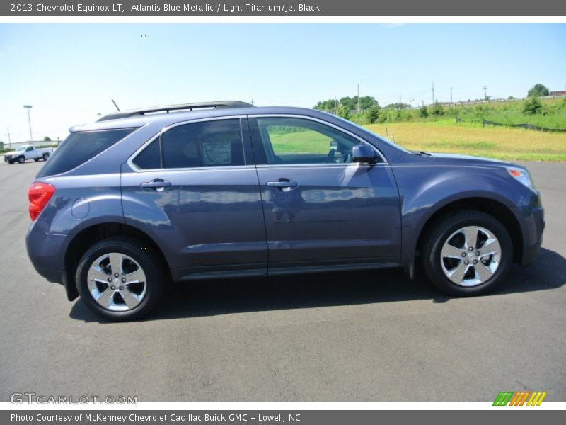 Atlantis Blue Metallic / Light Titanium/Jet Black 2013 Chevrolet Equinox LT