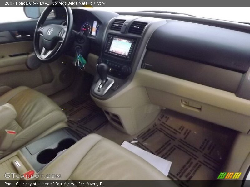 Borrego Beige Metallic / Ivory 2007 Honda CR-V EX-L