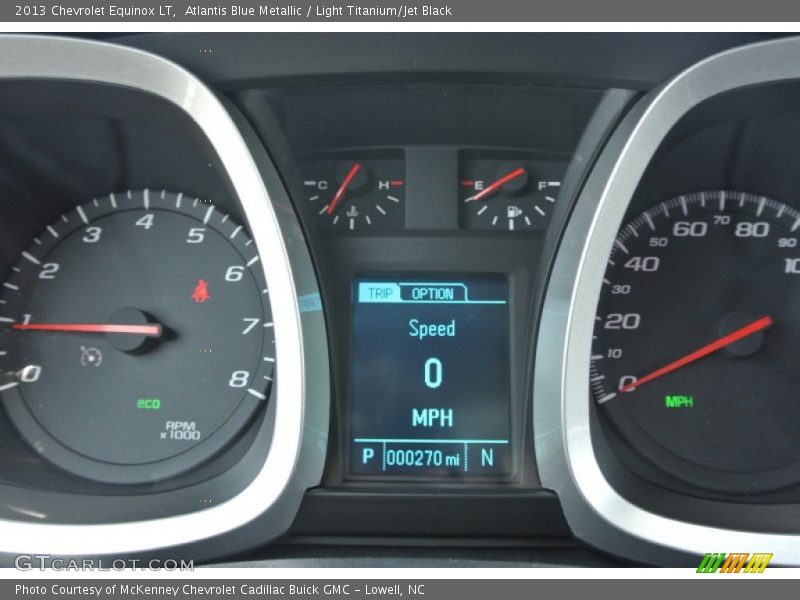 Atlantis Blue Metallic / Light Titanium/Jet Black 2013 Chevrolet Equinox LT