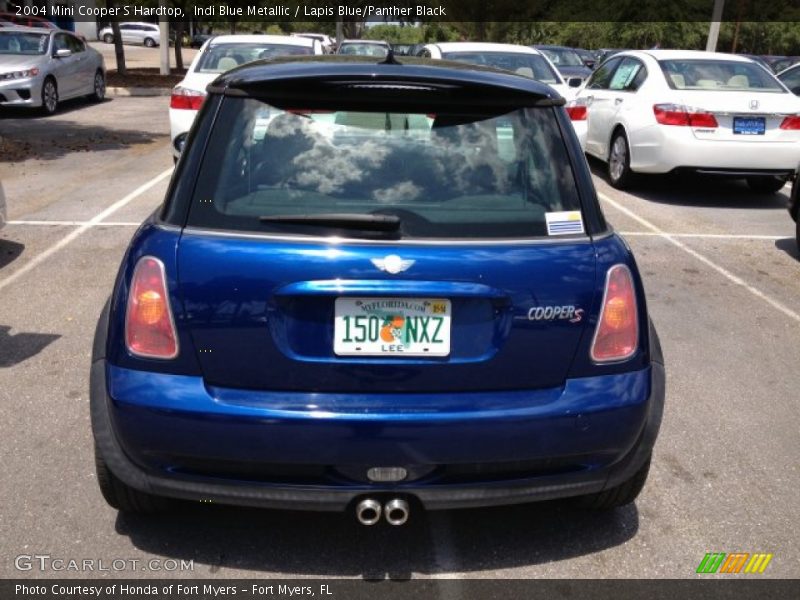 Indi Blue Metallic / Lapis Blue/Panther Black 2004 Mini Cooper S Hardtop