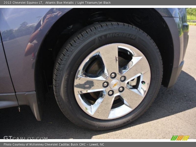 Atlantis Blue Metallic / Light Titanium/Jet Black 2013 Chevrolet Equinox LT