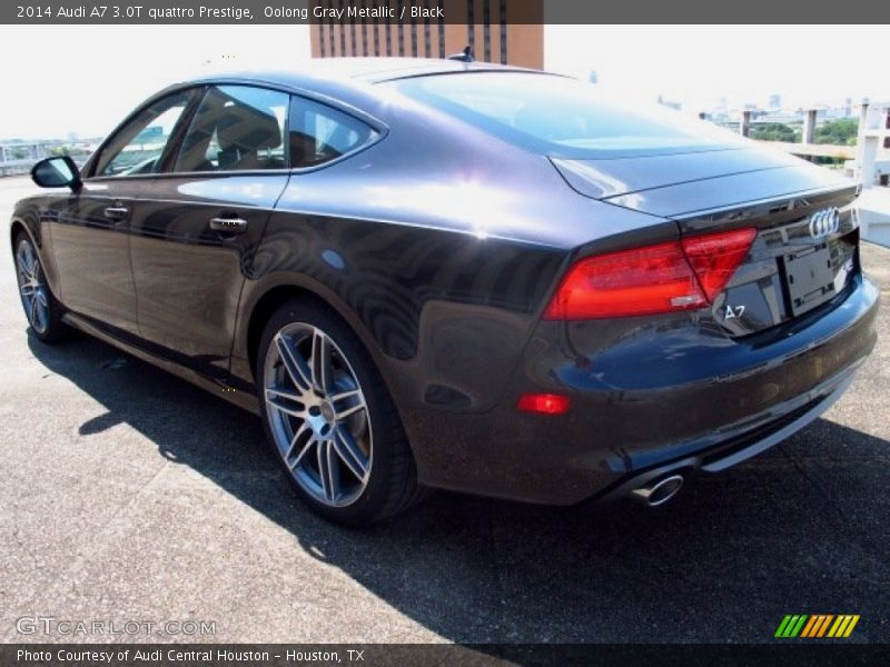 Oolong Gray Metallic / Black 2014 Audi A7 3.0T quattro Prestige