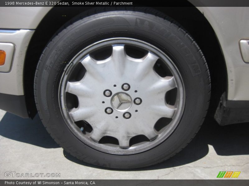 Smoke Silver Metallic / Parchment 1998 Mercedes-Benz E 320 Sedan