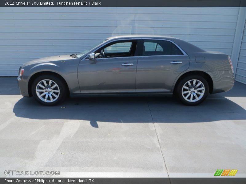 Tungsten Metallic / Black 2012 Chrysler 300 Limited