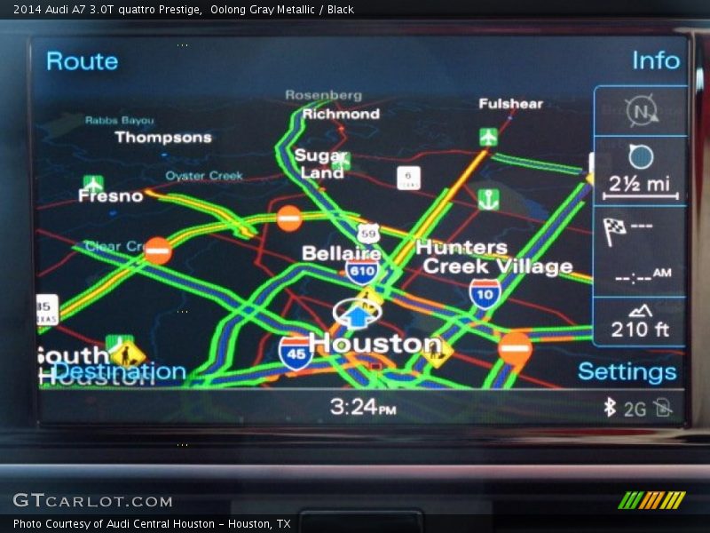 Navigation of 2014 A7 3.0T quattro Prestige