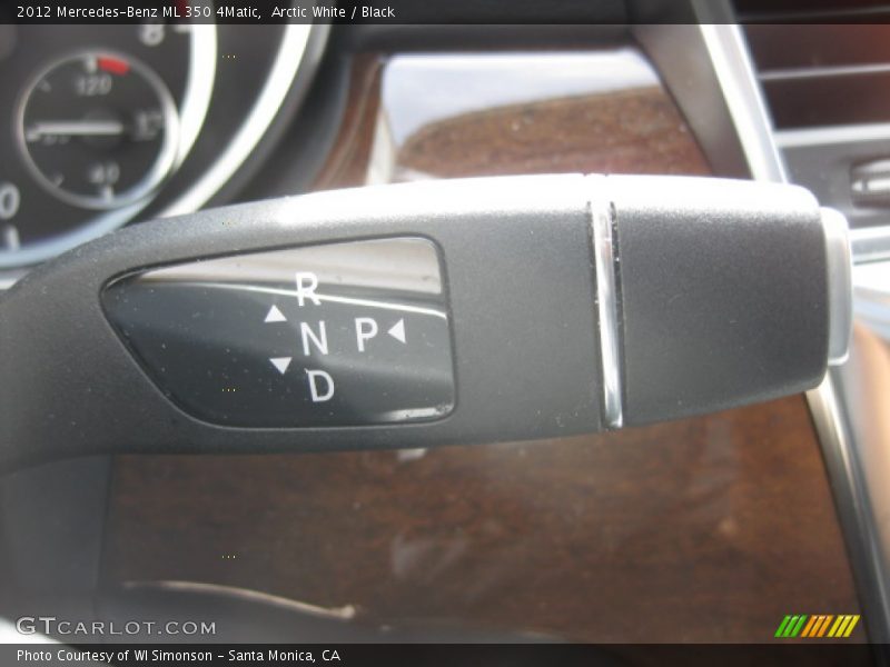 Arctic White / Black 2012 Mercedes-Benz ML 350 4Matic
