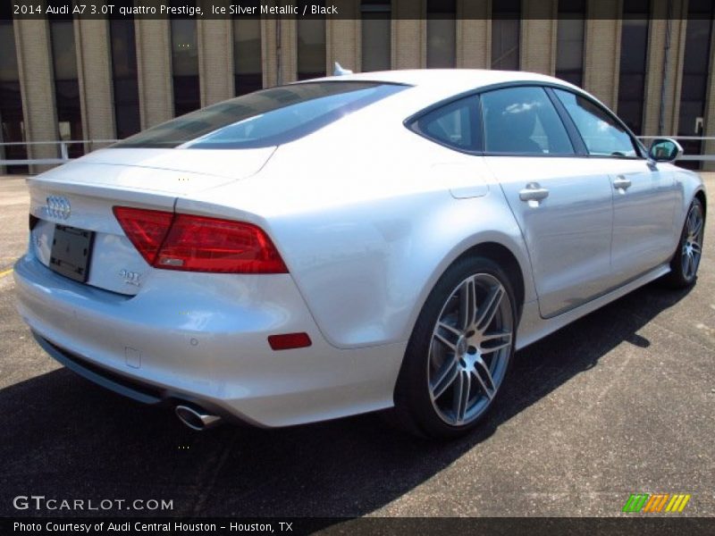 Ice Silver Metallic / Black 2014 Audi A7 3.0T quattro Prestige