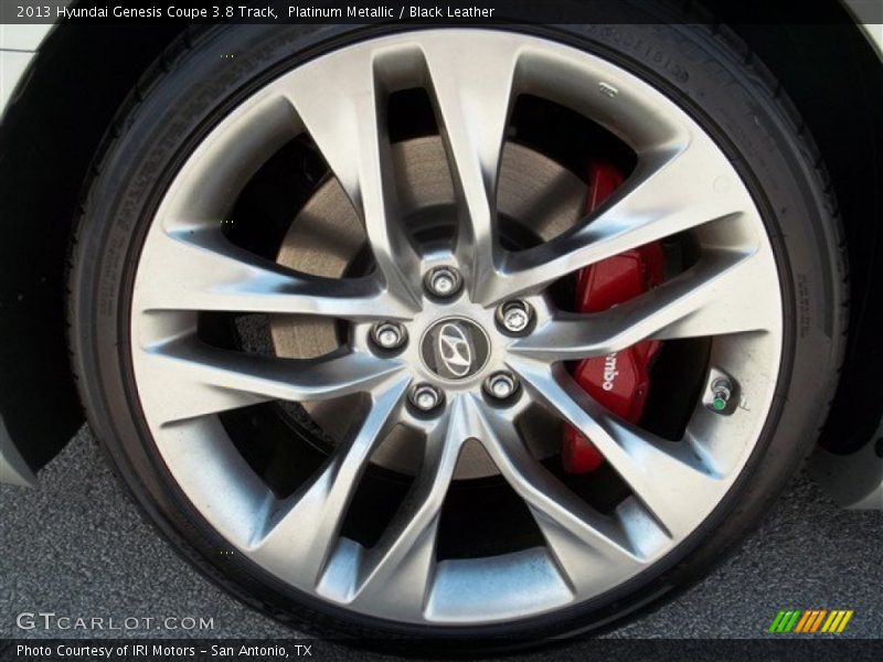Platinum Metallic / Black Leather 2013 Hyundai Genesis Coupe 3.8 Track