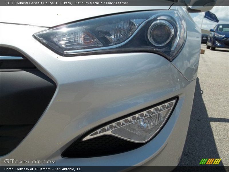 Platinum Metallic / Black Leather 2013 Hyundai Genesis Coupe 3.8 Track