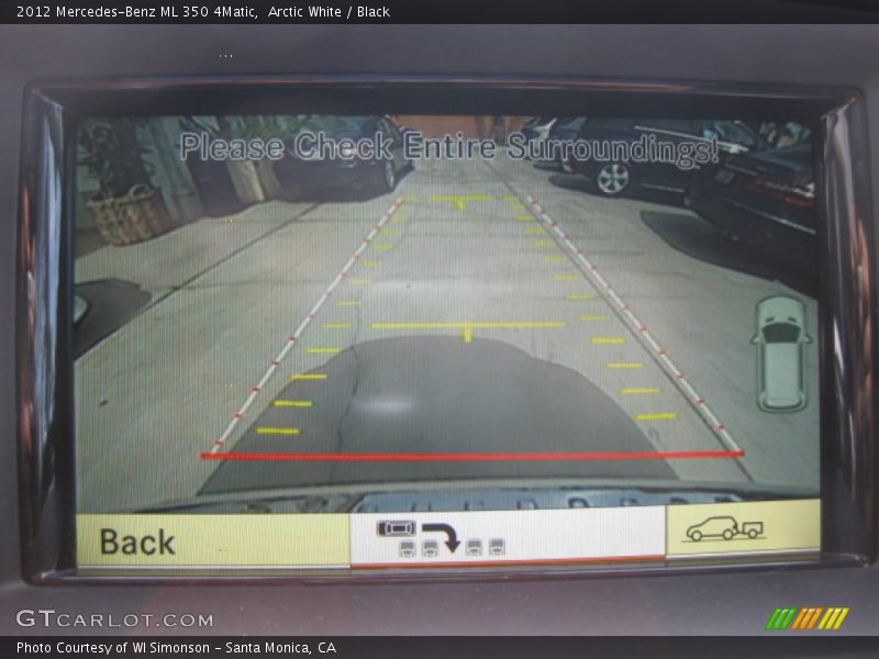 Arctic White / Black 2012 Mercedes-Benz ML 350 4Matic