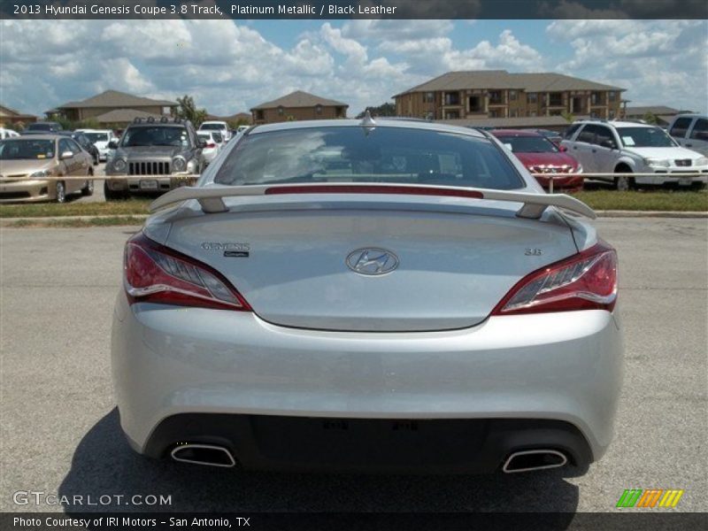 Platinum Metallic / Black Leather 2013 Hyundai Genesis Coupe 3.8 Track