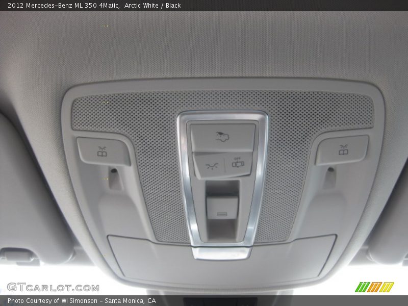 Arctic White / Black 2012 Mercedes-Benz ML 350 4Matic