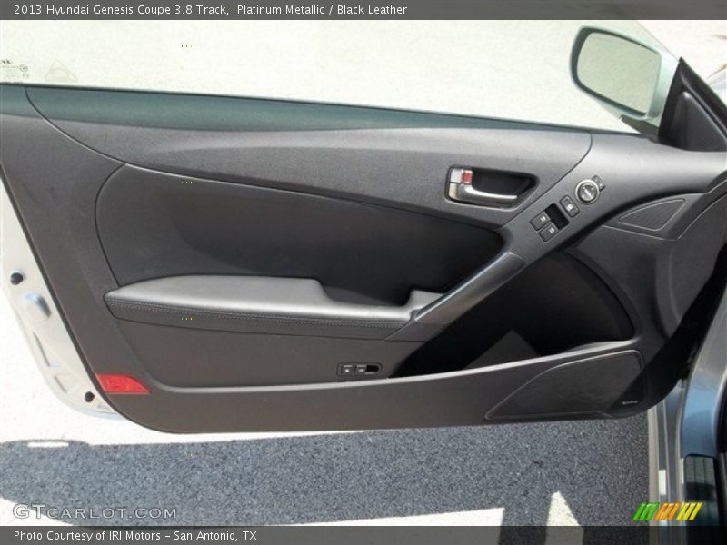Platinum Metallic / Black Leather 2013 Hyundai Genesis Coupe 3.8 Track