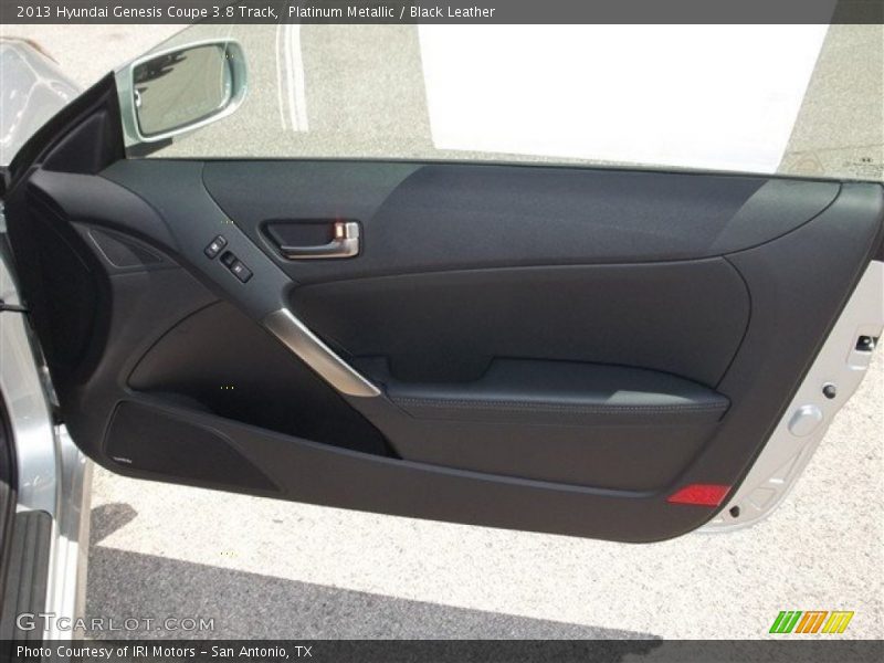 Platinum Metallic / Black Leather 2013 Hyundai Genesis Coupe 3.8 Track