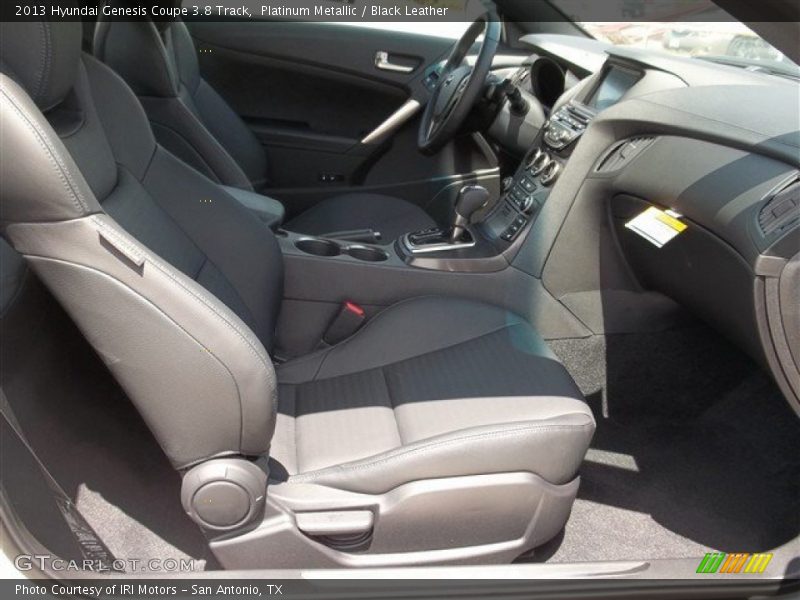 Platinum Metallic / Black Leather 2013 Hyundai Genesis Coupe 3.8 Track