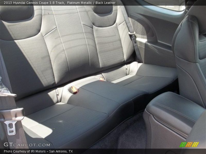 Platinum Metallic / Black Leather 2013 Hyundai Genesis Coupe 3.8 Track