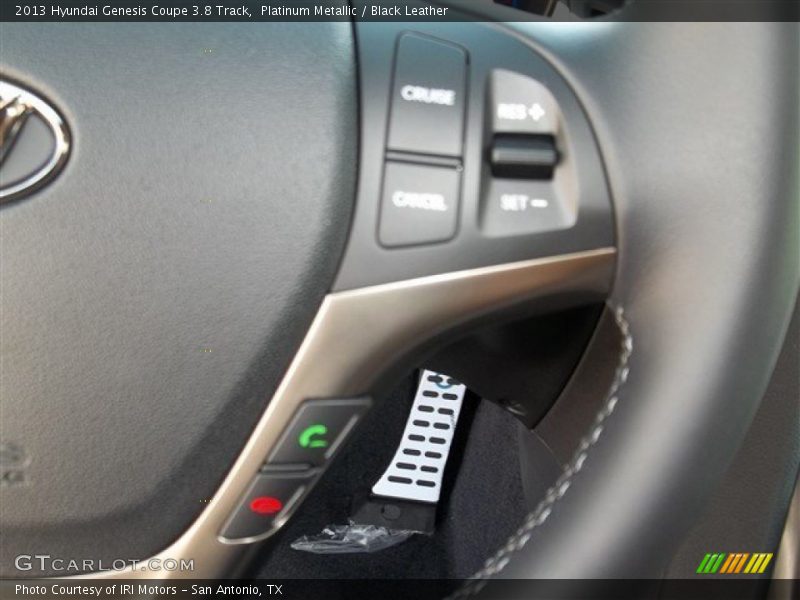 Platinum Metallic / Black Leather 2013 Hyundai Genesis Coupe 3.8 Track