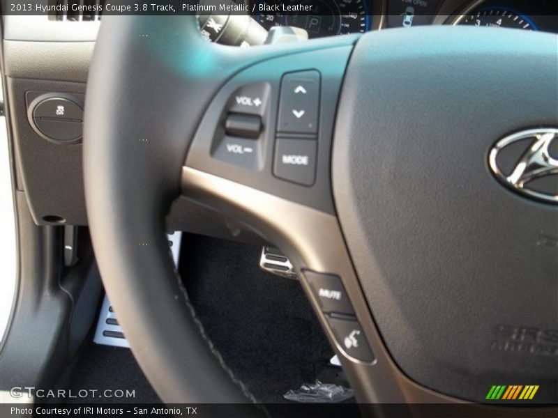 Platinum Metallic / Black Leather 2013 Hyundai Genesis Coupe 3.8 Track