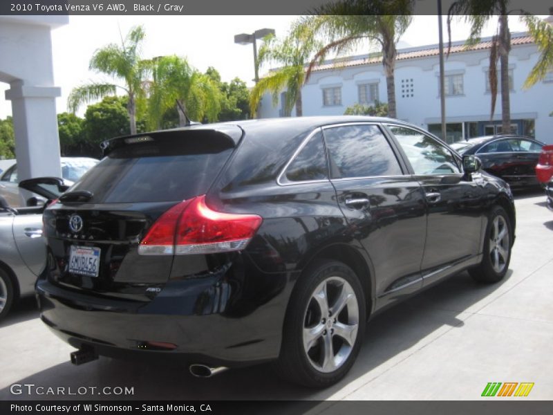 Black / Gray 2010 Toyota Venza V6 AWD