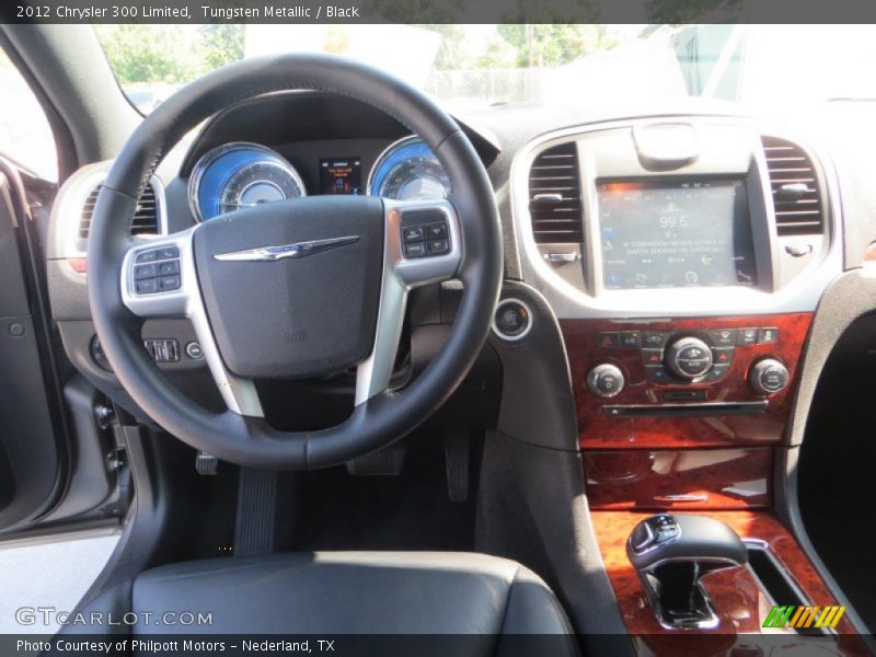 Tungsten Metallic / Black 2012 Chrysler 300 Limited