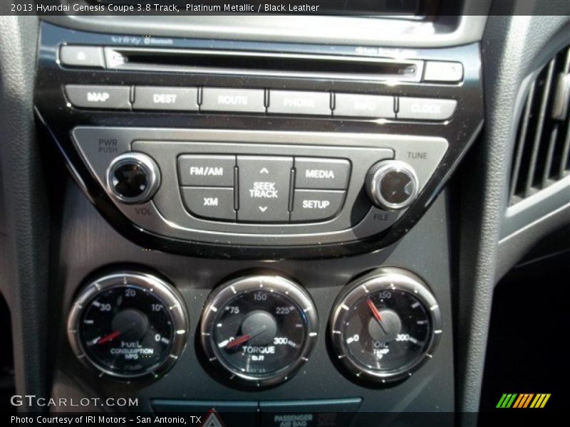 Platinum Metallic / Black Leather 2013 Hyundai Genesis Coupe 3.8 Track