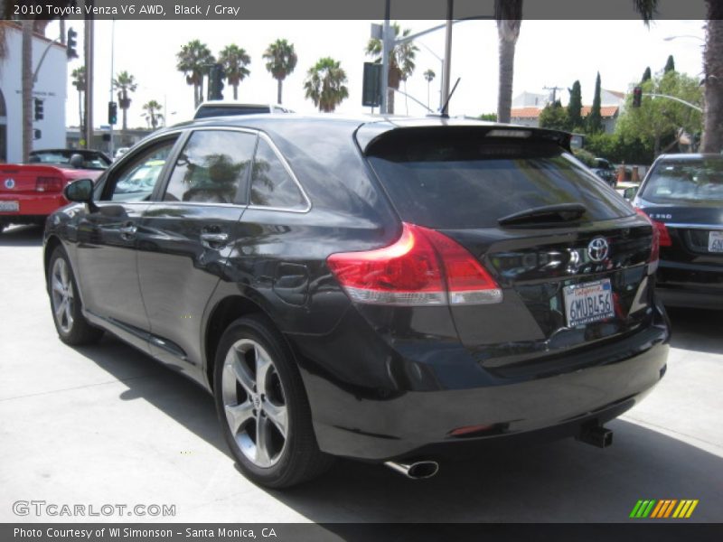 Black / Gray 2010 Toyota Venza V6 AWD